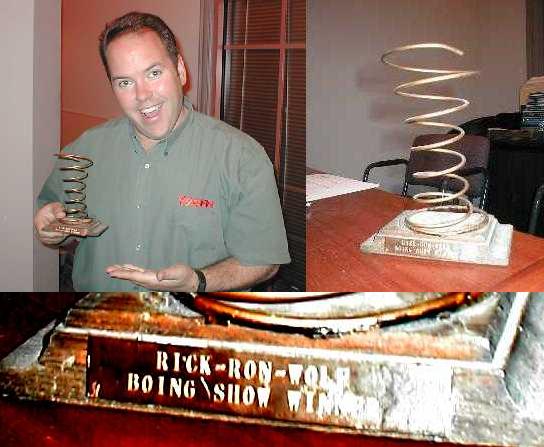 Bill Drace and trophy